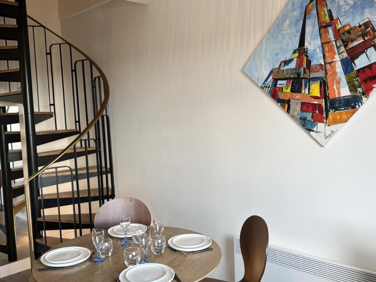 Cabourg : Duplex Renove 2 Pieces, Acces Direct Plage, Fibre, Parking, Cuisine Equipee, 4 Pers. - Fr-1-487-351 ภายนอก รูปภาพ